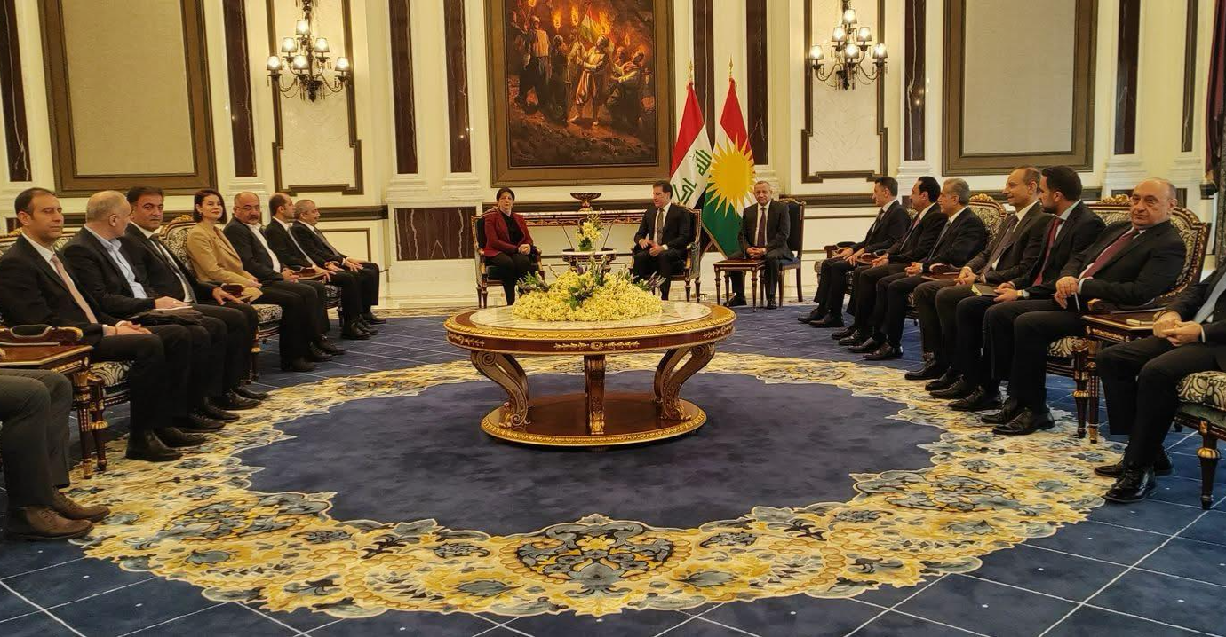 President Barzani meets Imrali Delegation, peace push intensifies