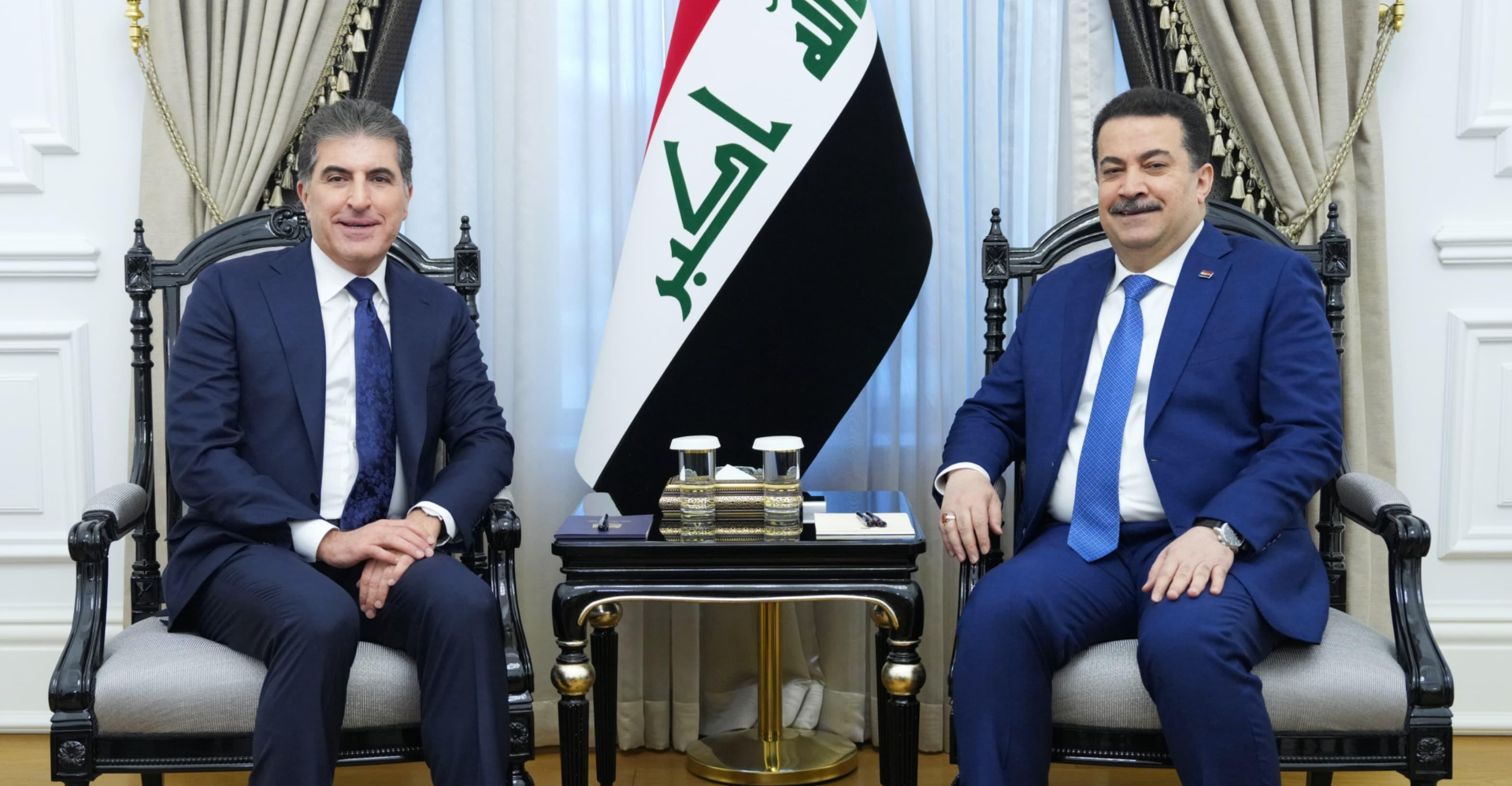 During his meeting with the President of the Region... Al-Sudani calls for accelerating the resumption of Kurdistans oil production and export