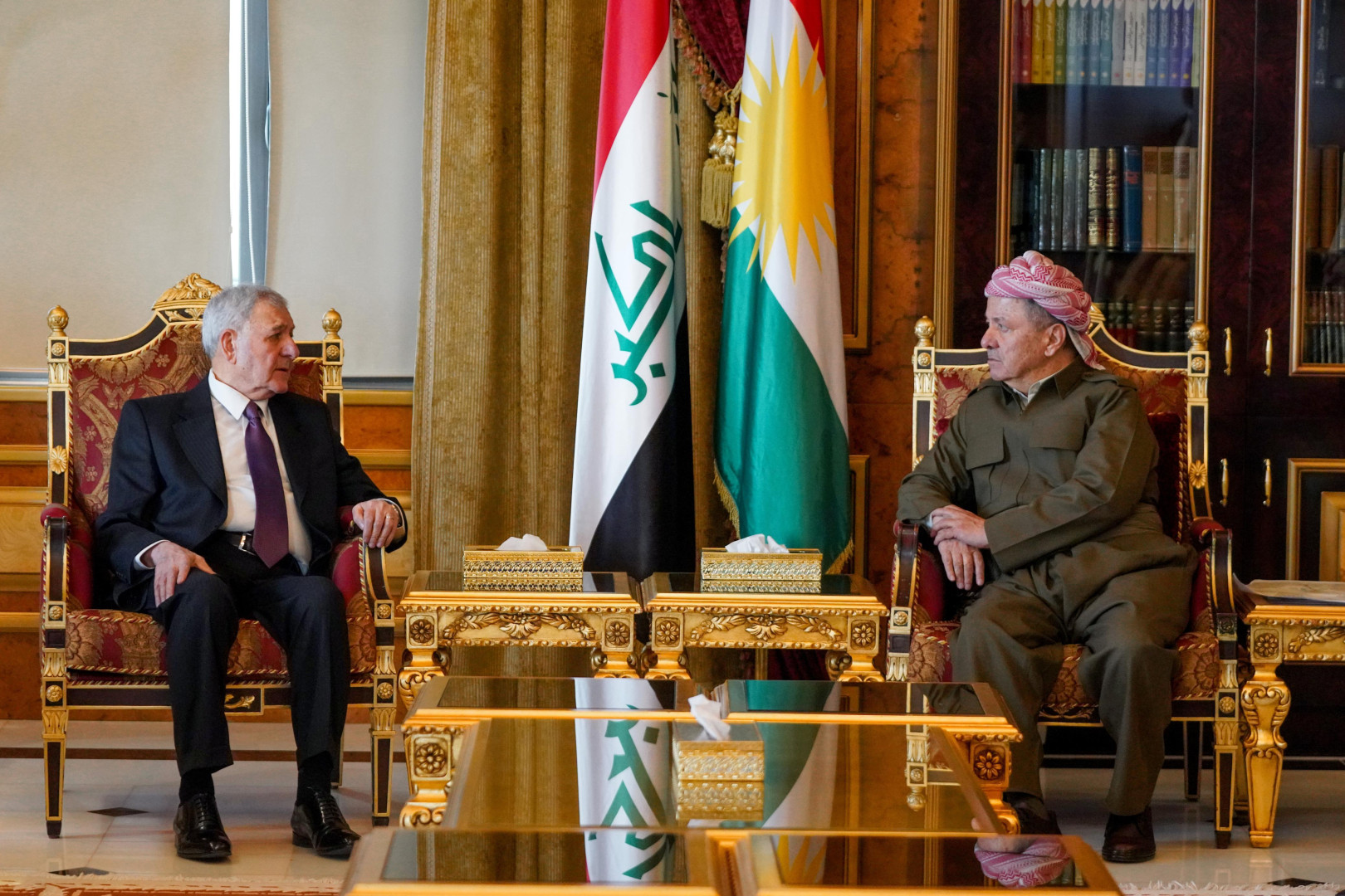 Political cooperation needed for stability, Leader Barzani, Iraqi President say