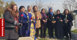 ژنەیل کوردستان دەسکەن وە چالاکییەیل "8 مارس" وە سەردان قەور ژنە نەناسیاگەیل (وینە)