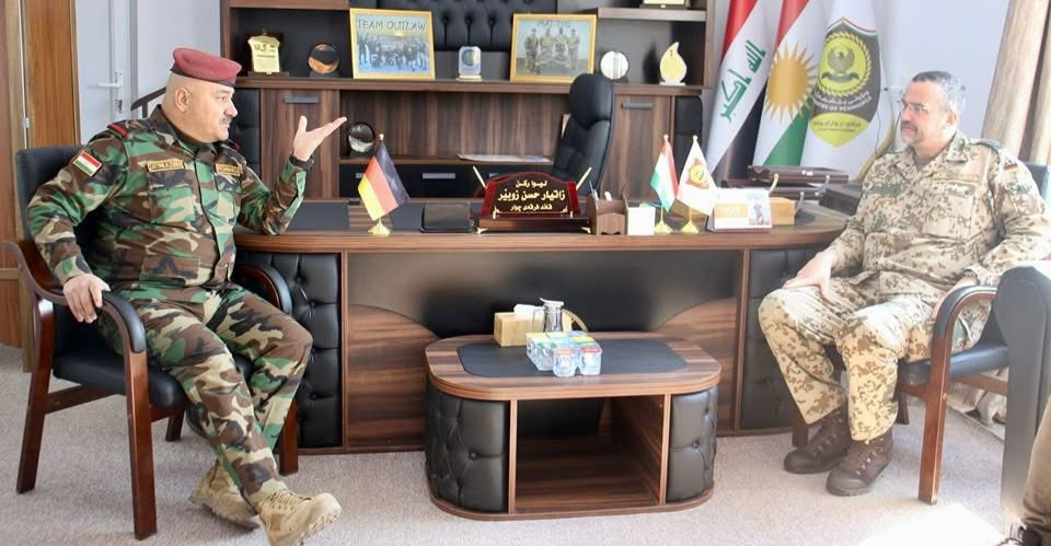 Peshmerga, German commanders: Boosting military ties on the table