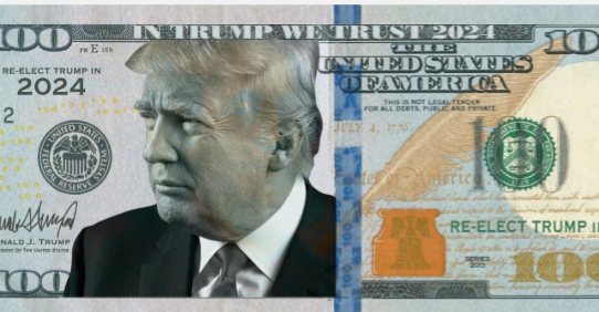 Republican Proposal - Trumps Picture on 100 Bill Instead of Franklin