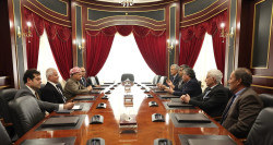 Leader Barzani with Turkish delegation: Peace process on the table