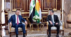 PM Barzani, ex-Iraqi PM push for resolution of disputes