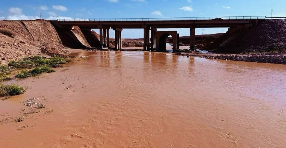 بعد "الأمطار الغزيرة".. بحيرة حديثة وسدة الرمادي تعودان للحياة