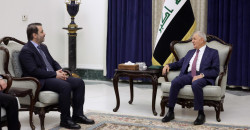 Iraqi President Rashid discusses developments with Syrian FM