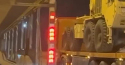 US military convoy moves from Baghdad to Ain al-Assad Airbase