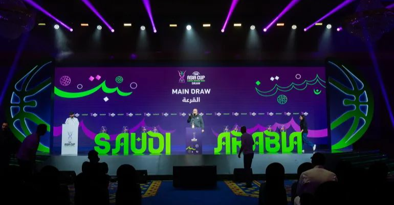 سلة العراق في المجموعة الرابعة لبطولة كاس اسيا 2025