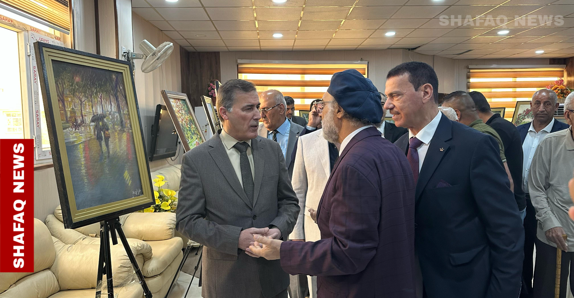 "مسار الشمس" يضيء بعقوبة ويستعرض رحلة "صالح رضا" الفنية (صور)