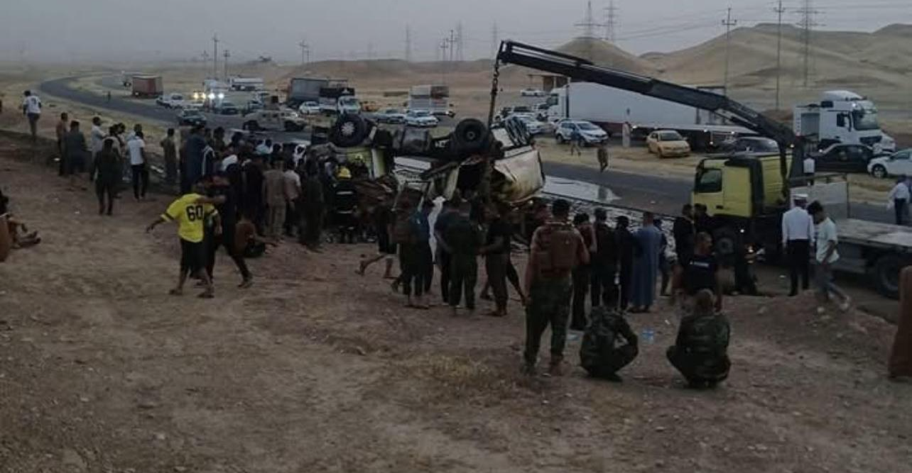 مصرع وإصابة 5 أشخاص بحادث سير في ديالى