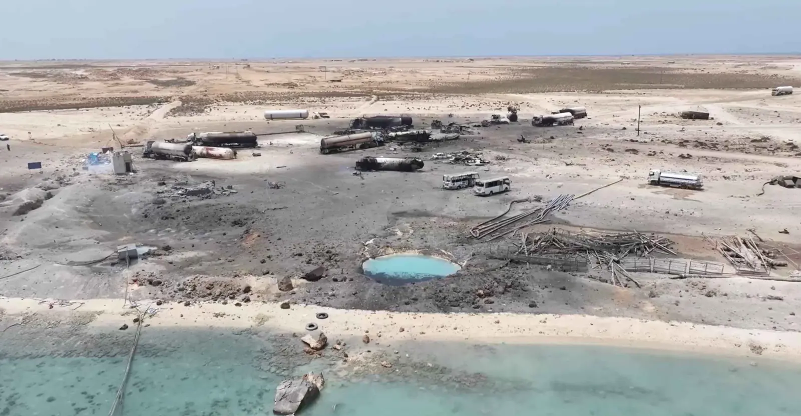 إصابة 3 بحارة روس جراء قصف أمريكي في اليمن