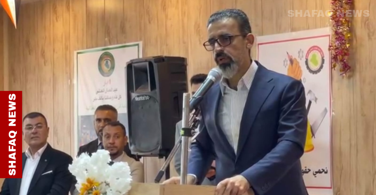 محافظ كركوك يثمن دور العمال ويشكو "تحديات رباعية" وينتقد الحكومة المحلية السابقة