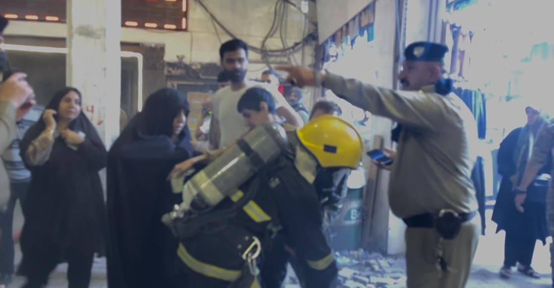 كربلاء.. إخلاء 140 نزيلا من فندق بعد حريق محدود