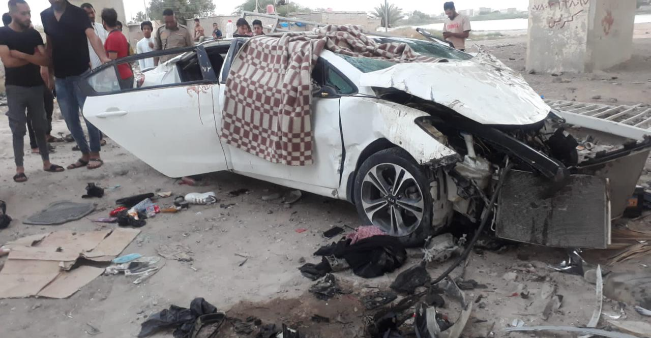حادث مروع جنوبي العراق يودي بحياة شخص وإصابة 3 آخرين