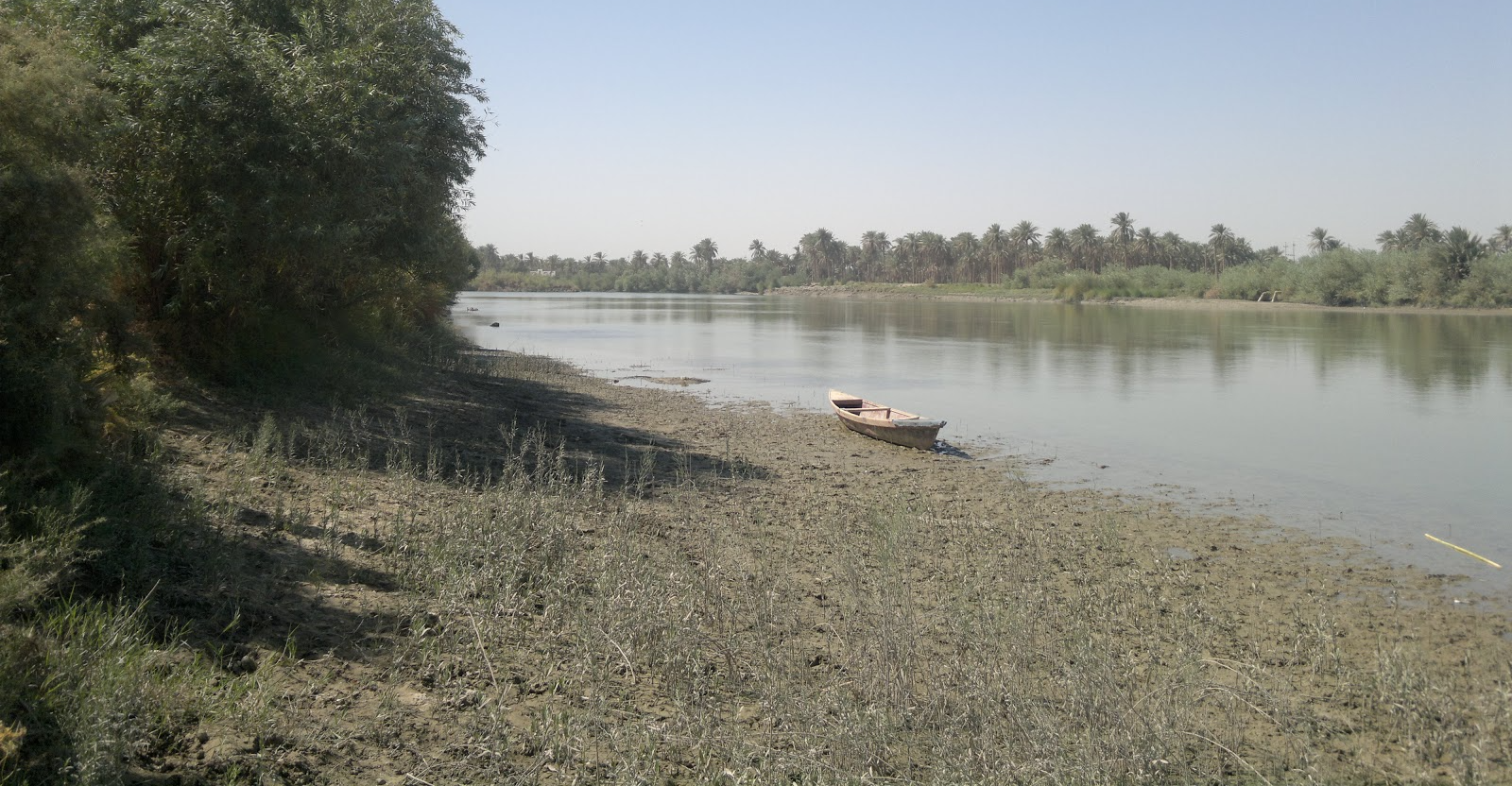 خنکیان دوو برای شوان لەناو چەم (جوعان) لە باشوور عراق