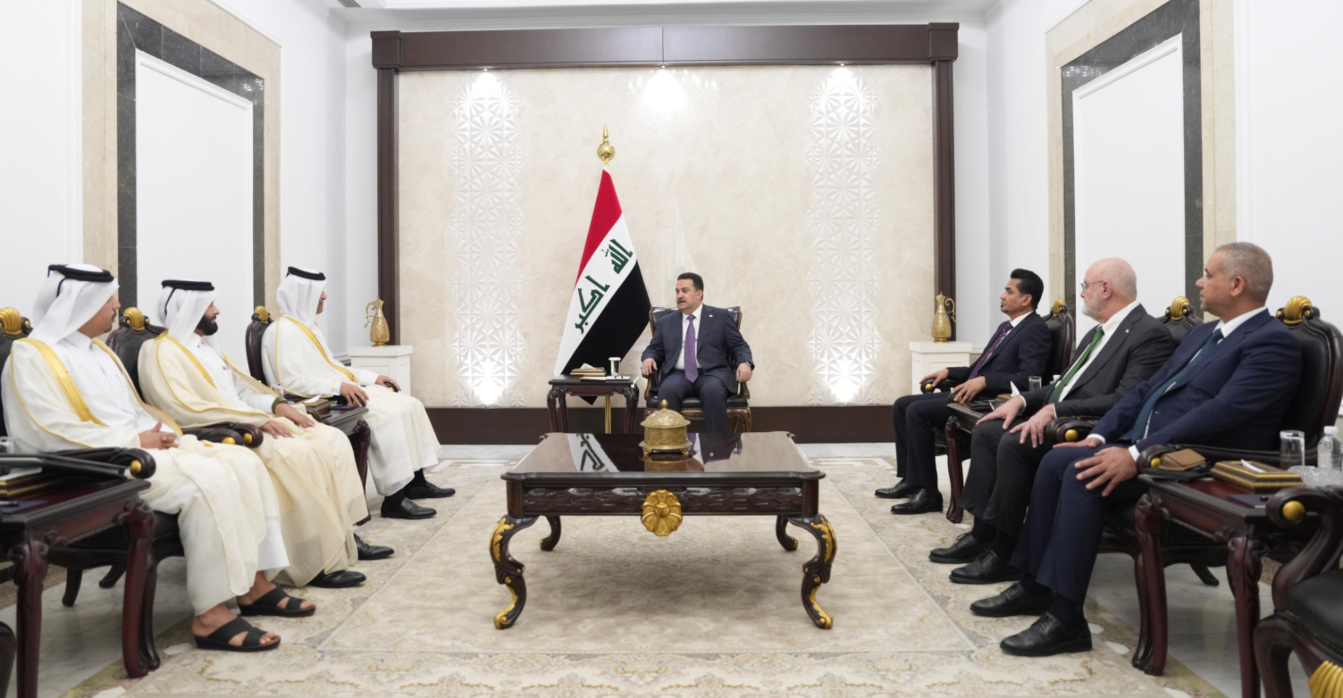 مشروع طريق التنمية محور مباحثات السوداني ووزير المواصلات القطري