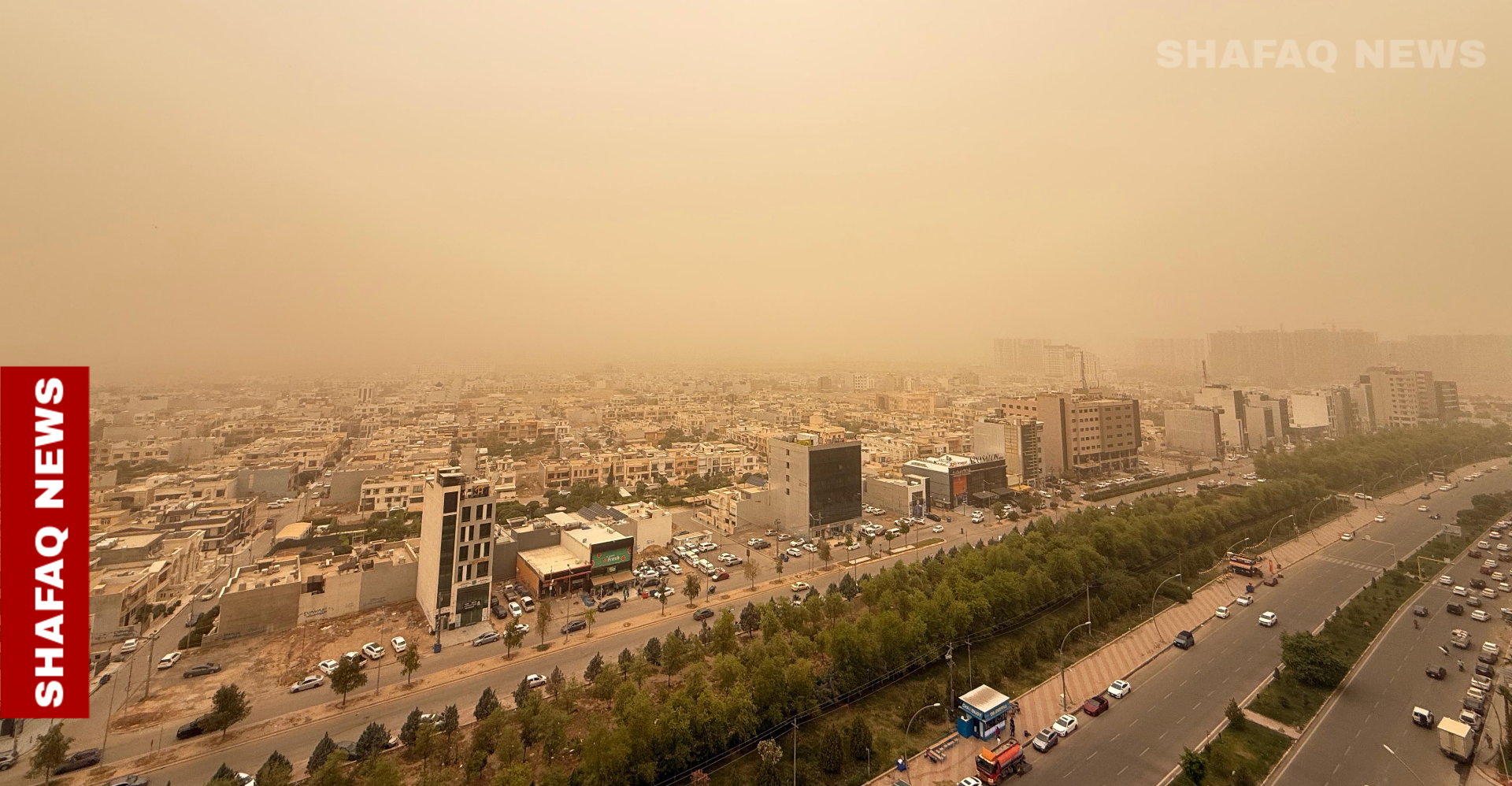 Dust storm chokes Al-Sulaymaniyah: +10 treated for breathing issues