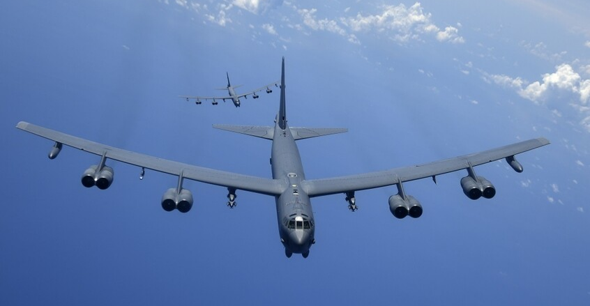 "وصول تعزيز جديد".. القاذفات الأمريكية B-52 تنضم إلى القوة الضاربة في دييغو غارسيا