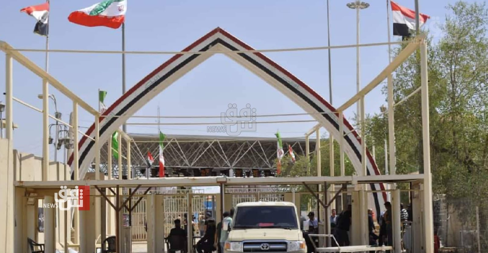 هیزگردن ئاگر لە دەروازەیگ عراقی هاوسنوور ئیران