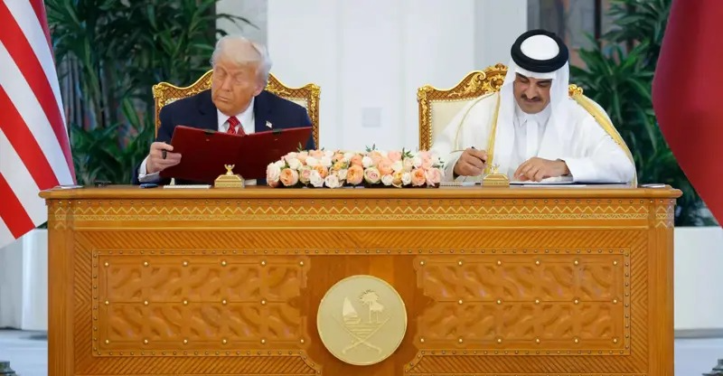 Trump signs historic deals with Qatar worth over 1 trillion