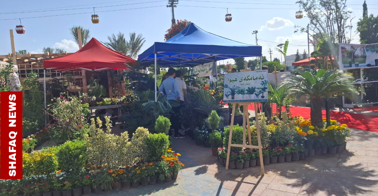 100+ companies participate in Erbil's flower and plant exhibition