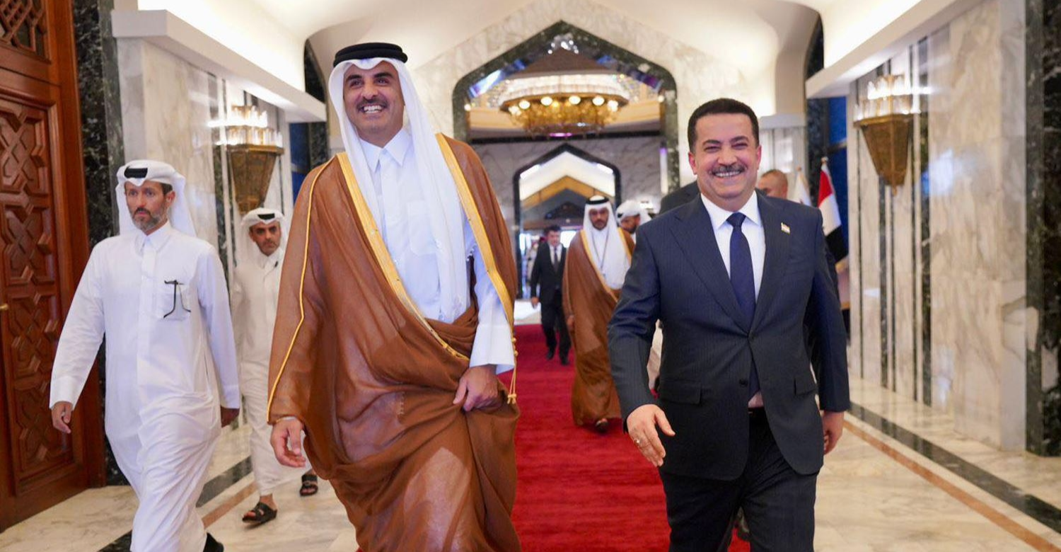 أمير قطر: نأمل أن تنعكس مخرجات قمة بغداد على تعزيز التضامن العربي