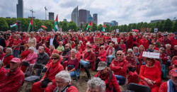 Over 100,000 rally in The Hague against Gaza War