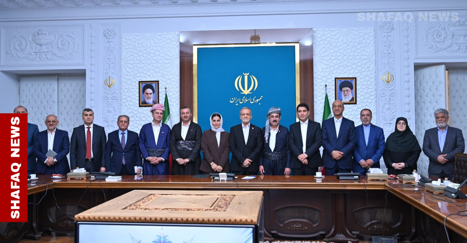A two-hour meeting: Iran's Pezeshkian welcomes KRG delegation