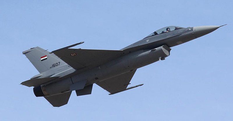 Iraq’s air force strikes ISIS in Saladin
