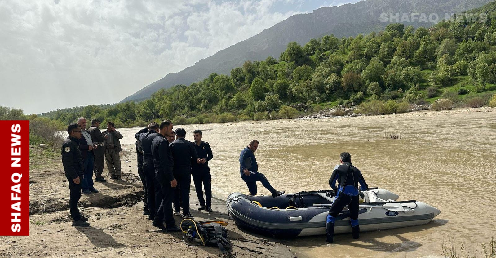 دراوردن تەرم دوو گەنج لە ناو چەمیگ لە هەرێم کوردستان