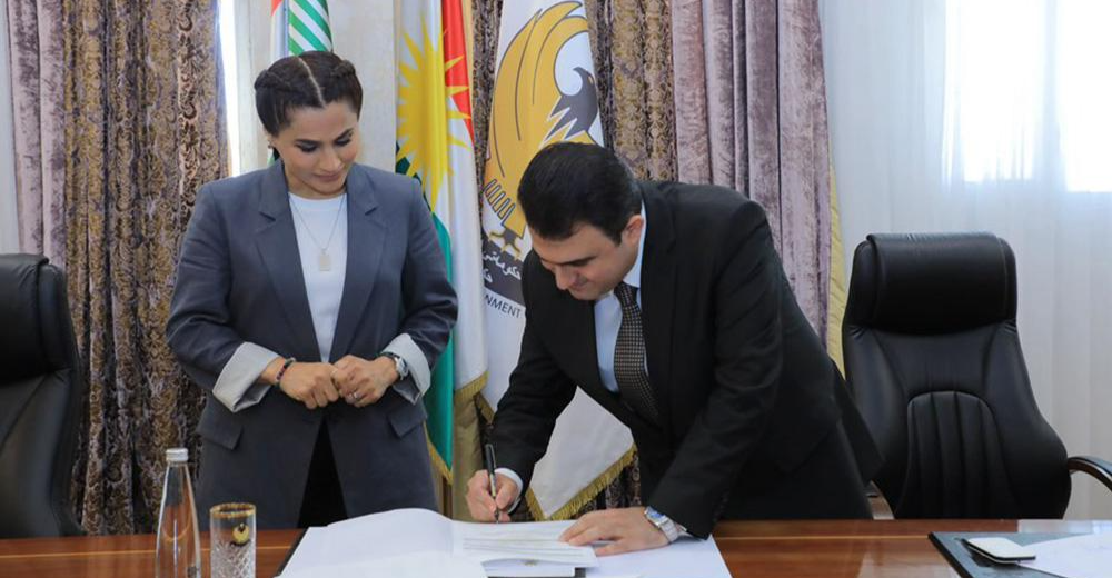 كوردستان تصادق على تنفيذ 9 مشاريع خدمية وتنموية في حلبجة