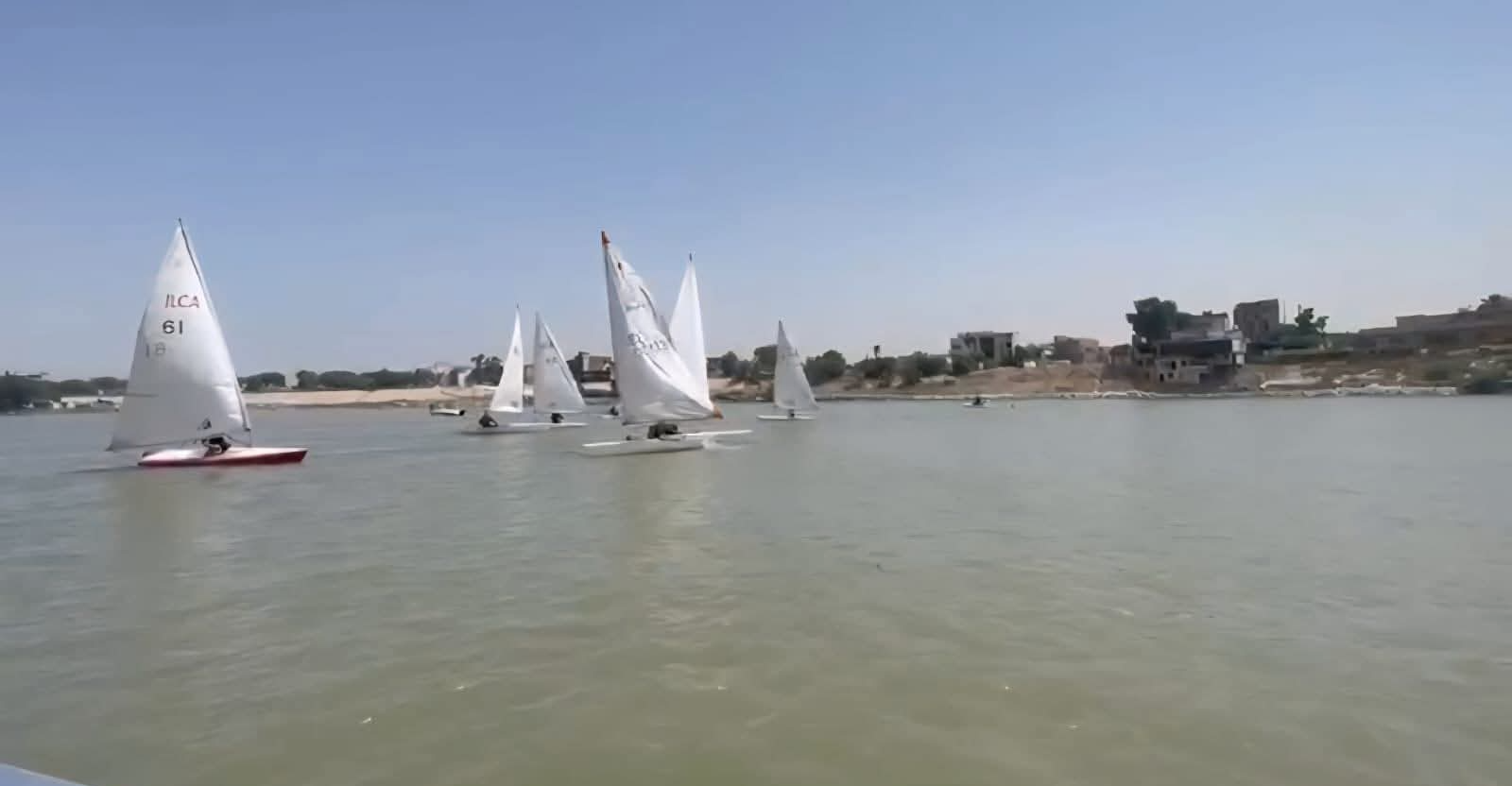 مراكز متقدمة لغاز الشمال ببطولة أندية العراق للشراع والألعاب المائية