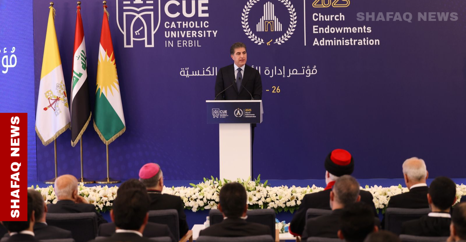 معلناً دعمه لإصدار قانون للأوقاف المسيحية.. نيجيرفان بارزاني: حماية حقوق المكونات مبادئ راسخة