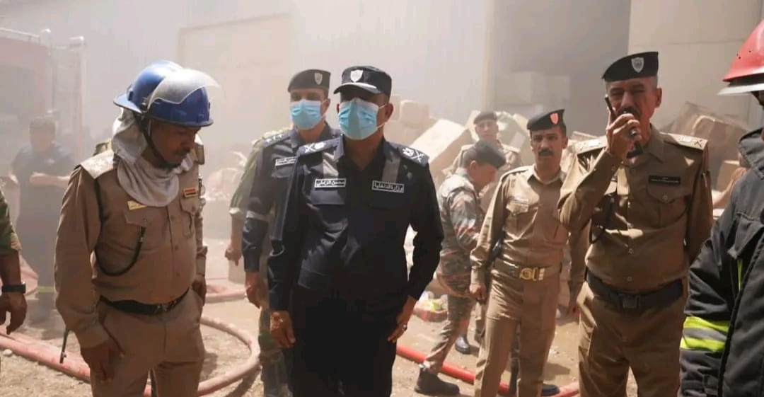 حريقان أحدهما يلتهم حقولاً للقمح بكركوك وآخر مولدات ومخزن بضائع وسط بغداد