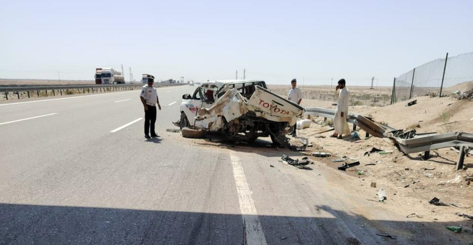 مصرع وإصابة 3 أشخاص بحادث سير جنوبي العراق