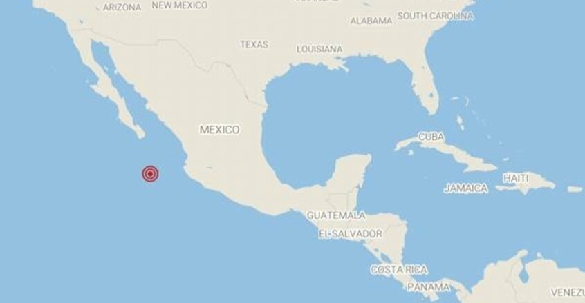 زلزال يهز عمق المحيط قبالة سواحل المكسيك