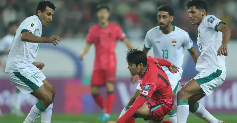 بشاشات عملاقة.. بث مباراة العراق وكوريا في ساحة الاحتفالات ببغداد