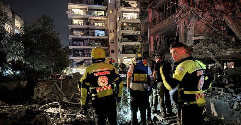 إنطلاق الوجبة الثالثة من الصواريخ الإيرانية باتجاه إسرائيل