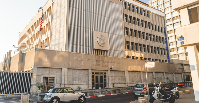 US Embassy hit: Light damage in Iran missile strike on Tel Aviv