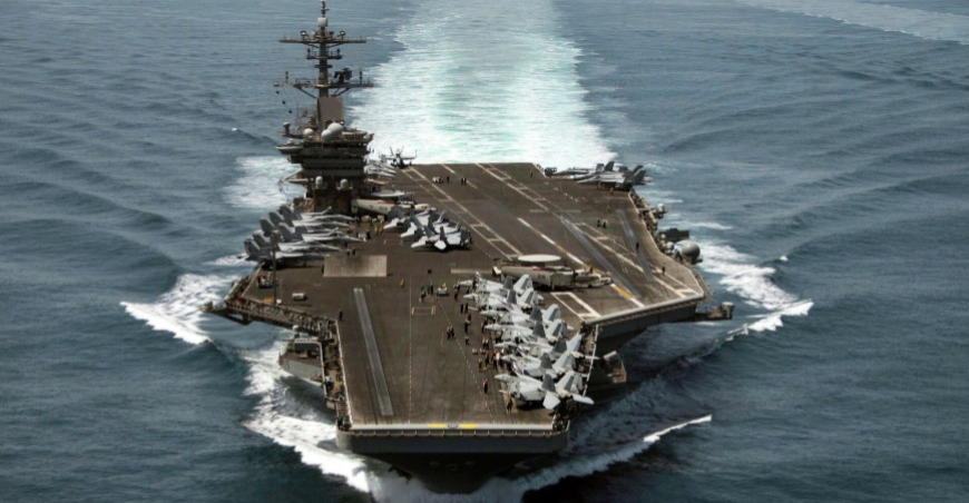 USS Nimitz heads west with Iran-Israel conflict escalating