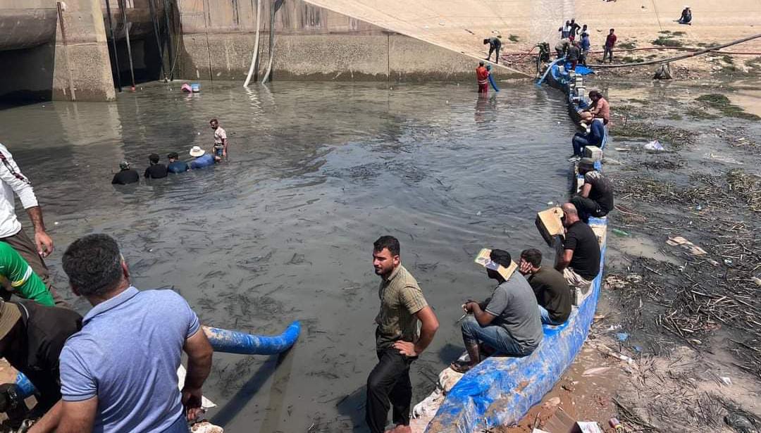 دراوردن تەرم دوو کوڕ لەناو جوو ئاویگ لە نەینەوا