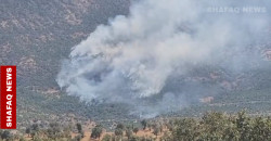 Turkish artillery causes large wildfire in Iraq's Duhok