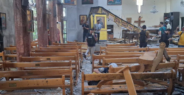 سوريا.. 22 قتيلاً وجريحاً بتفجير انتحاري نفذه "داعشي" داخل كنيسة بدمشق