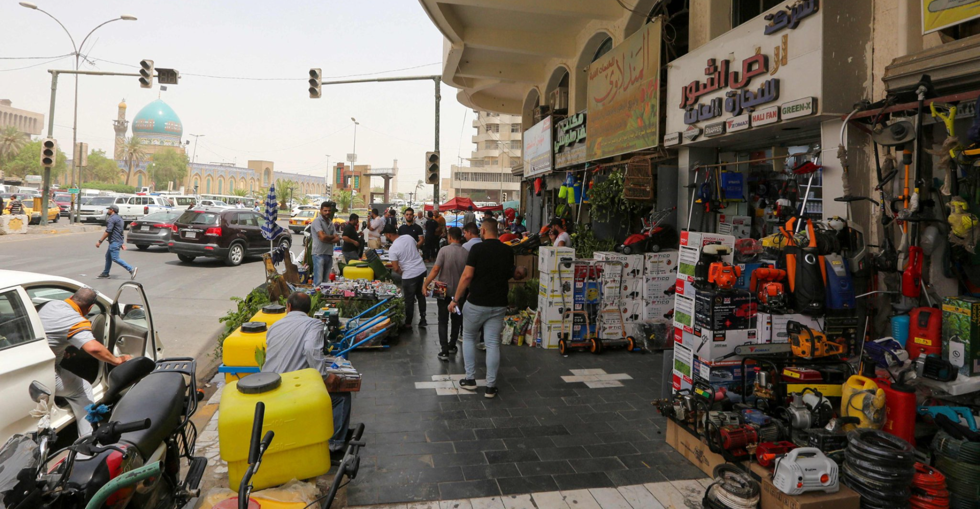 Commercial property tenants in Baghdad are suffering under the forced dollar