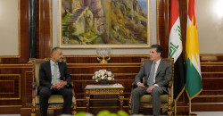 President Barzani with UK Ambassador: Erbil-Baghdad issues on table