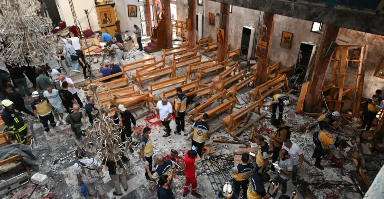 SDF denies claims linking al-Hol camp to Damascus church attack