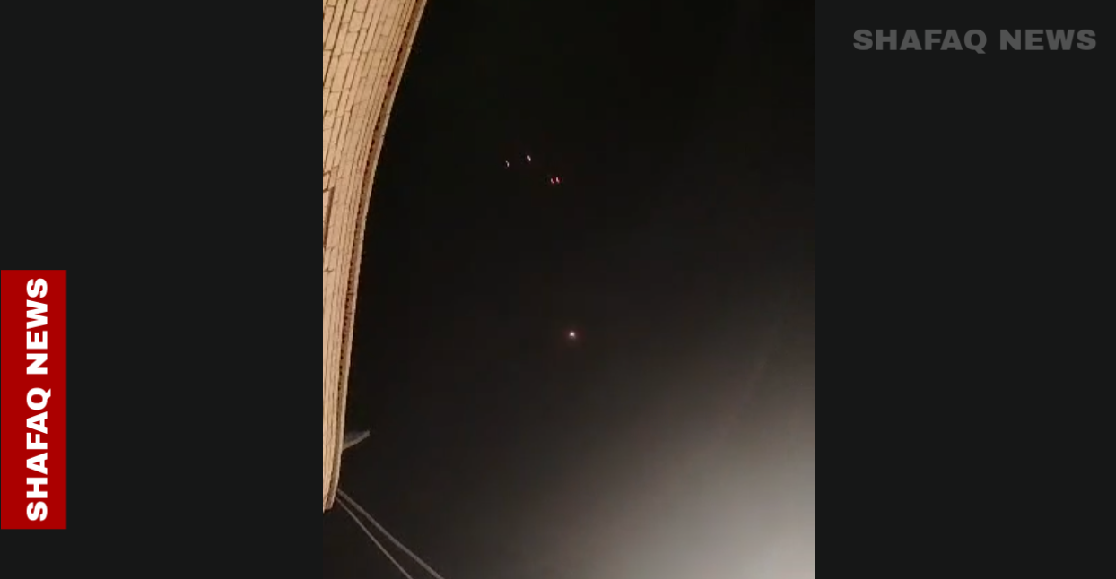 Iranian air defenses engage unidentified drones near Iraqi border