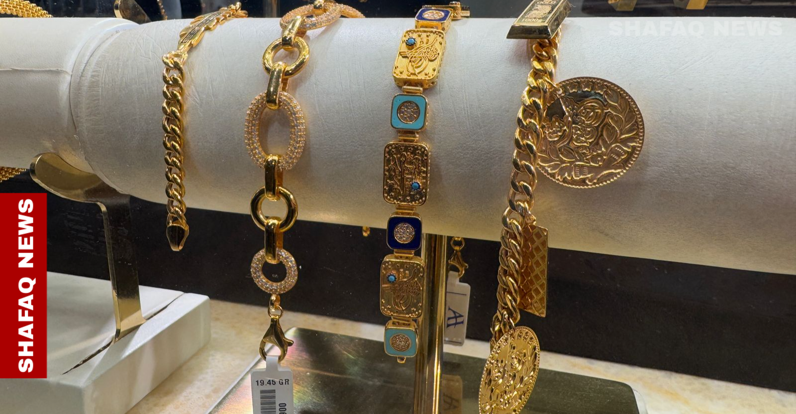 Gold prices drop in Baghdad and Erbil markets
