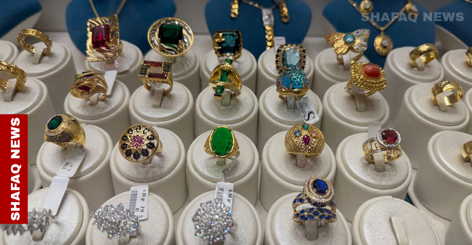 Gold prices stabilize in Baghdad, Erbil markets