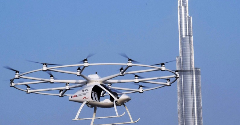 دبي تطلق أول رحلة تجريبية لـ"التكسي" الجوي